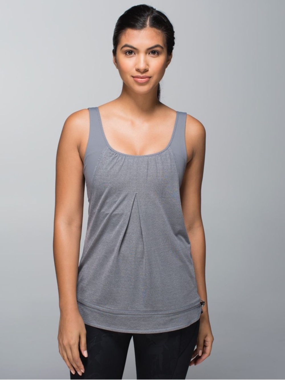 Lululemon Run Times Tank in Heathered Slate / Slate - Picture 2 of 12